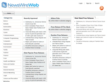 Tablet Screenshot of newswireweb.com